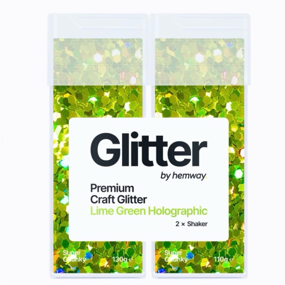 Lime Green Holographic Craft Glitter